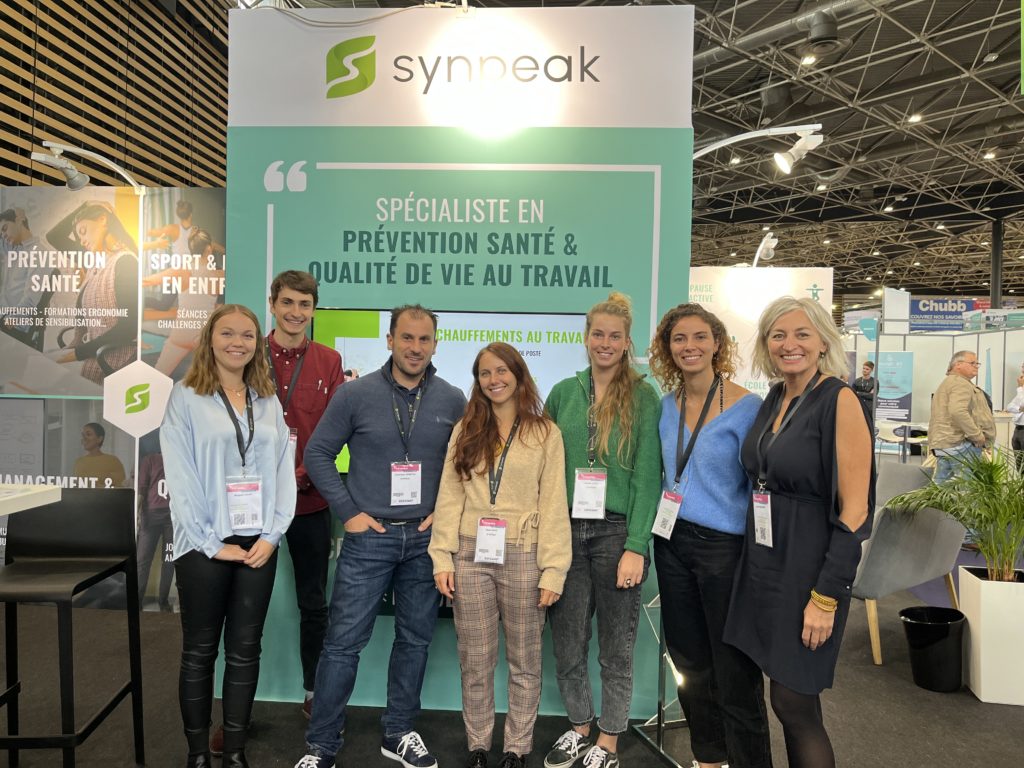 L'équipe Synpeak au salon Préventica Lyon 2022
