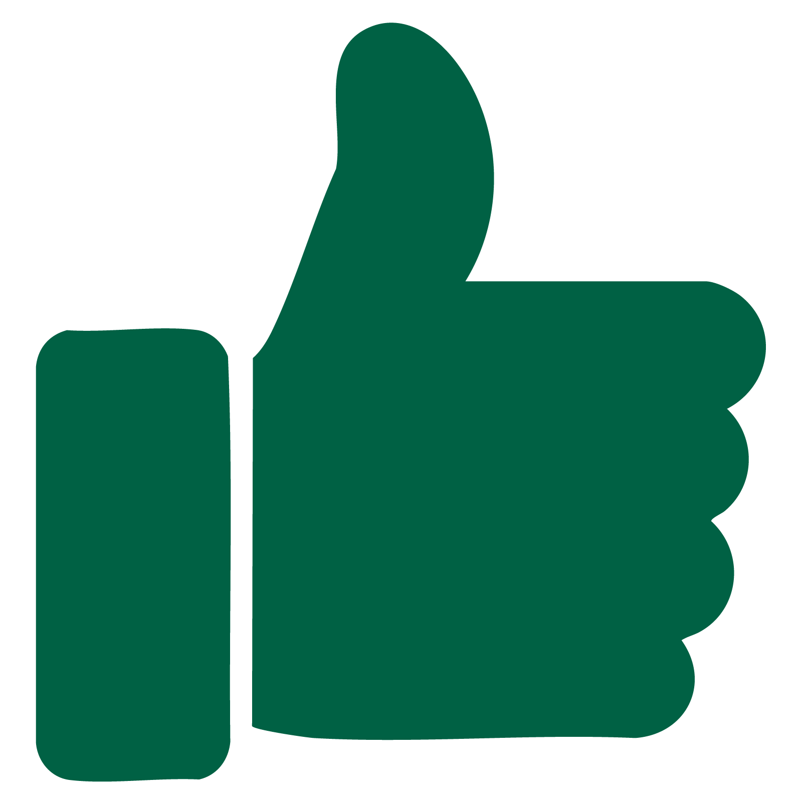 Ic&ocirc;ne verte d'un pouce en l'air